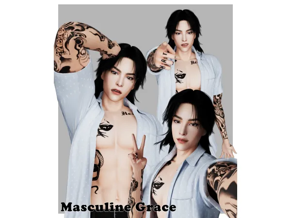Masculine Grace by simmercreator