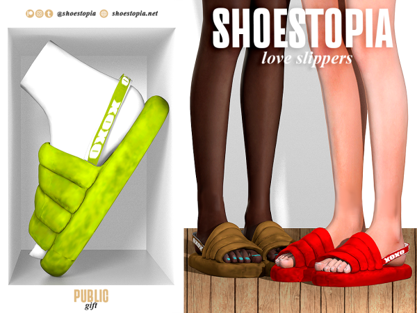 Alpha Love Slid by shoestopia - The Sims 4 Custom Content