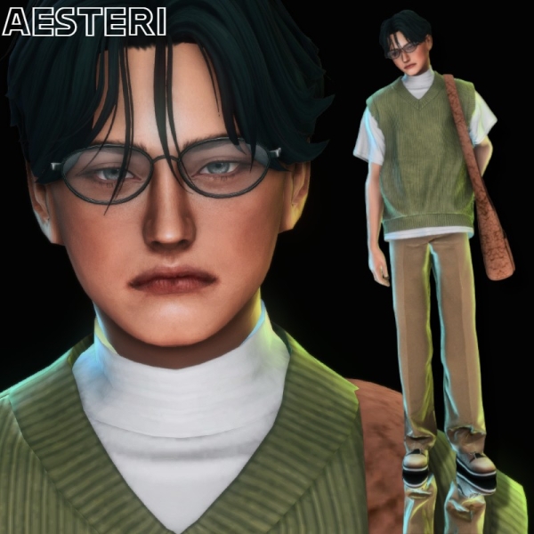 Mix Lenny Bregman by aesteri - The Sims 4 Custom Content