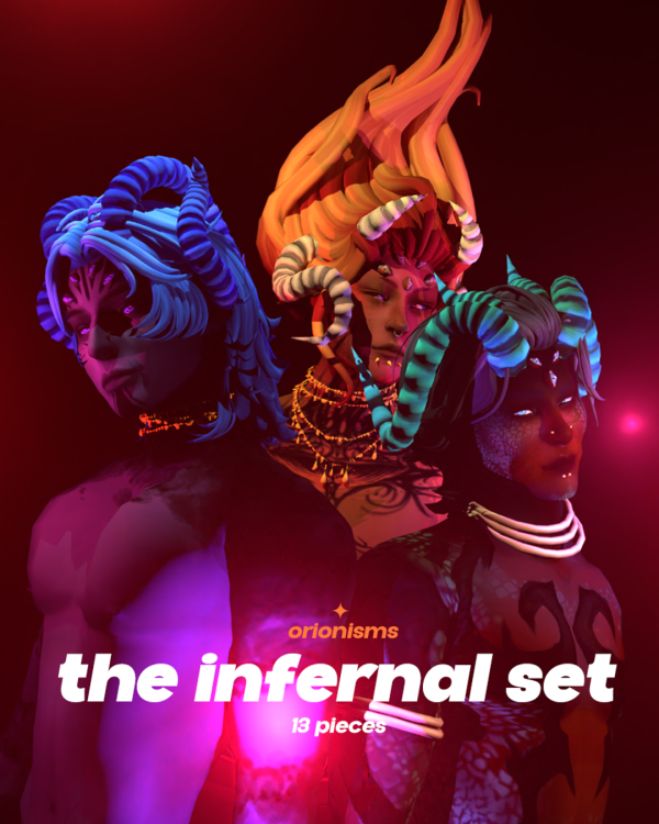 Maxis Match the infernal set sims 4 by simsfinds - The Sims 4 Custom Content