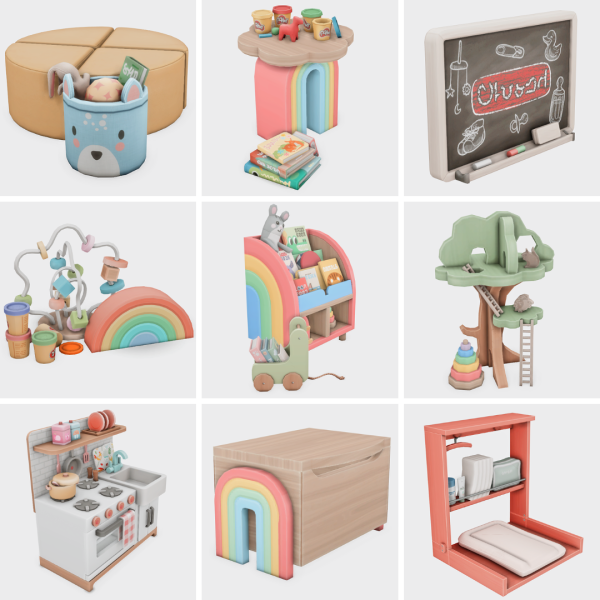 Maxis Match daycare must haves sims 4 finds by simsfinds - The Sims 4 Custom Content