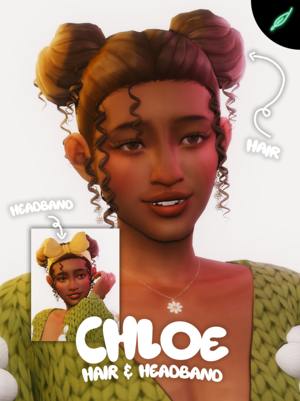 Maxis Match chloe hair by simsfinds - The Sims 4 Custom Content