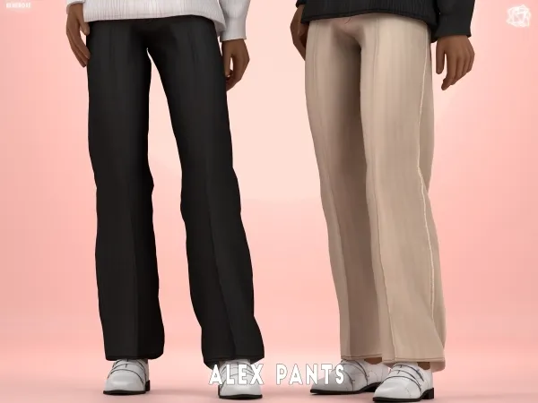 Mix Alex Pants Old money BRsims - The Sims 4 Custom Content