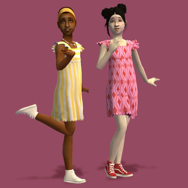 4t2 EP18 Summerdress by simsfinds - The Sims 2 Custom Content