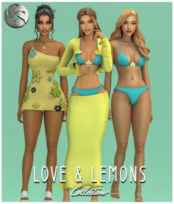 Alpha Love Lemons Collection by simsfinds - The Sims 4 Custom Content