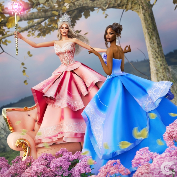 Alpha Ariana Grande's Glinda dress from Wicked cool_content_star by cool_content_star - The Sims 4 Custom Content