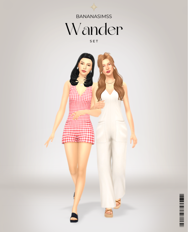 Maxis Match Wander Set by simsfinds - The Sims 4 Custom Content