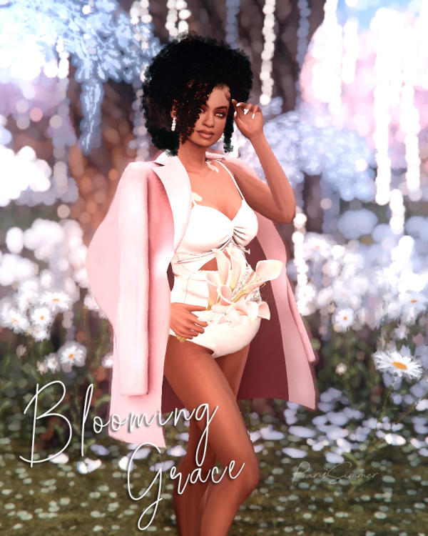 Mix Blooming Grace by simsfinds - The Sims 4 Custom Content