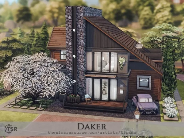 Maxis Match Daker - The Sims 4 Custom Content