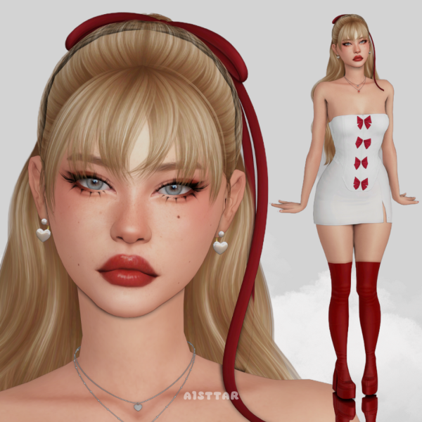 Alpha Cleo (Valentine's Day Gift) by simsfinds - The Sims 4 Custom Content
