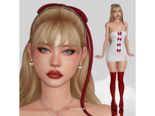 Alpha Cleo (Valentine's Day Gift) by a1sttar - The Sims 4 Custom Content