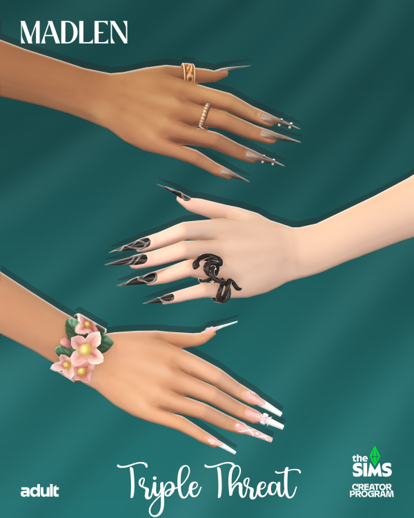 Maxis Match Triple Threat (Mini Set) by simsfinds - The Sims 4 Custom Content