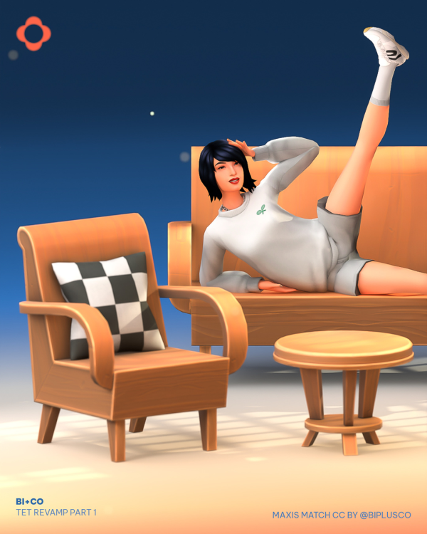 Maxis Match Tet Revamp Part 1 by simsfinds - The Sims 4 Custom Content