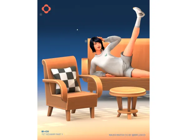 Maxis Match Tet Revamp Part 1 by BIplusCO - The Sims 4 Custom Content