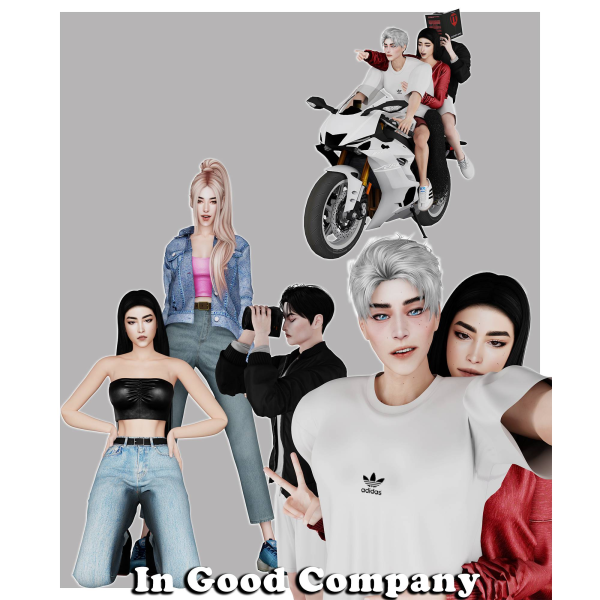 Maxis Match In Good Company by simmer_creator - The Sims 4 Custom Content