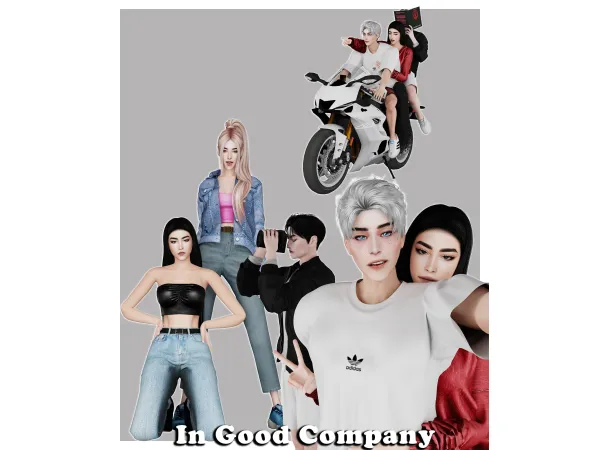 Maxis Match In Good Company by Meow_creator - The Sims 4 Custom Content