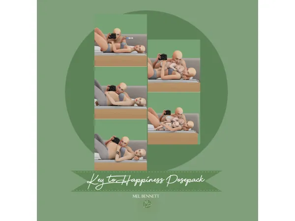 Key to Happiness Posepack