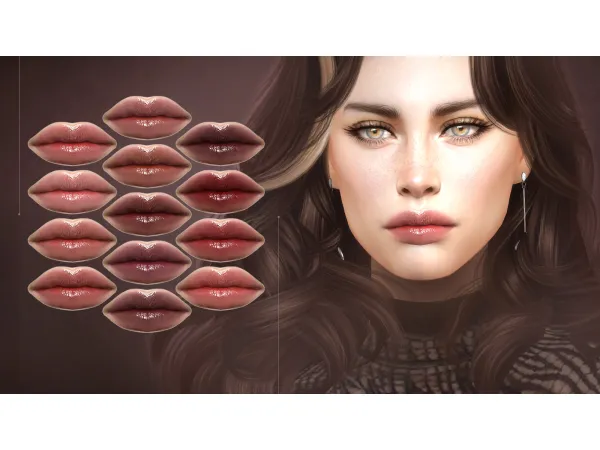 Alpha Coco Lipstick by Remussirion - The Sims 4 Custom Content
