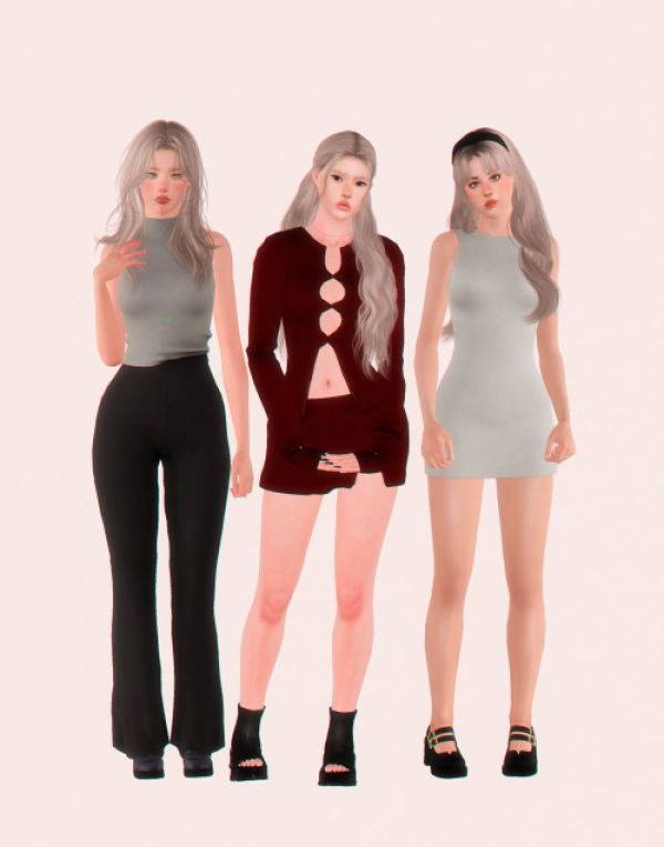 DressOutfitSexyOutfit by simsfinds - The Sims 3 Custom Content