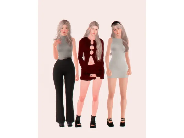 DressOutfitSexyOutfit by chamisss - The Sims 3 Custom Content