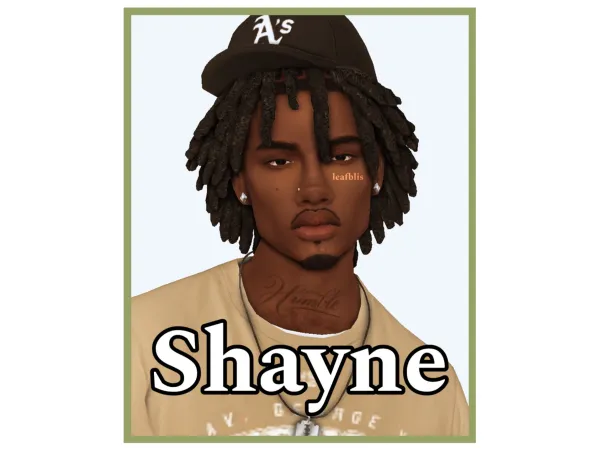 Maxis Match Shayne by leafblis - The Sims 4 Custom Content