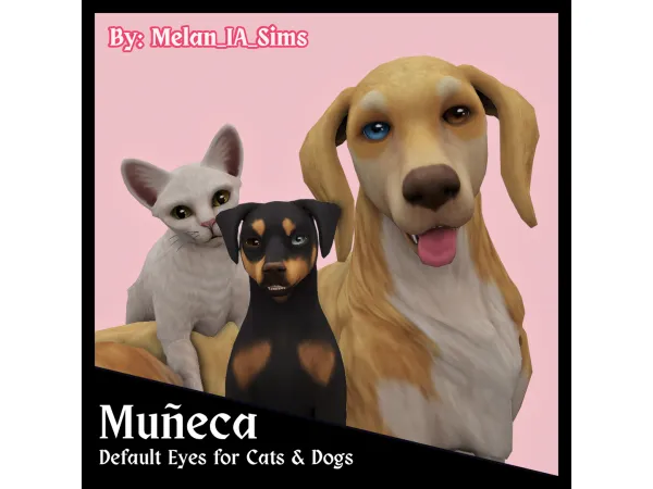 Muu00f1eca Cats & Dogs Eyes by melan_ia