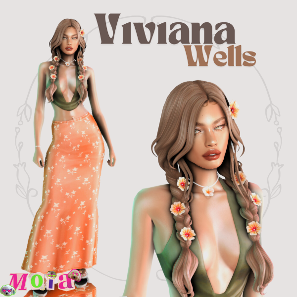 Mix Viviana Wells by simsfinds - The Sims 4 Custom Content