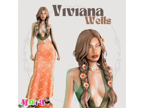 Mix Viviana Wells by moiamarul - The Sims 4 Custom Content