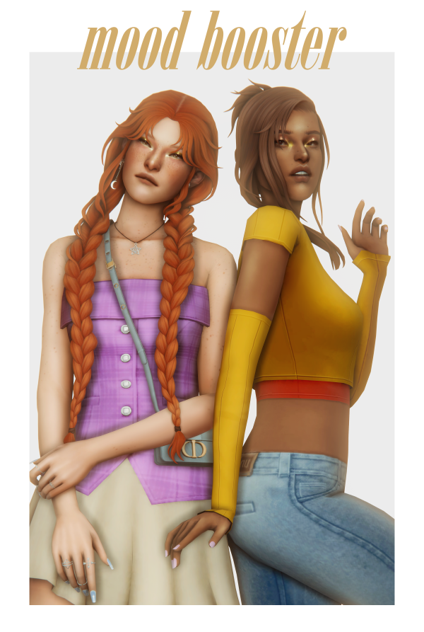 Maxis Match mood booster pack by simsfinds - The Sims 4 Custom Content