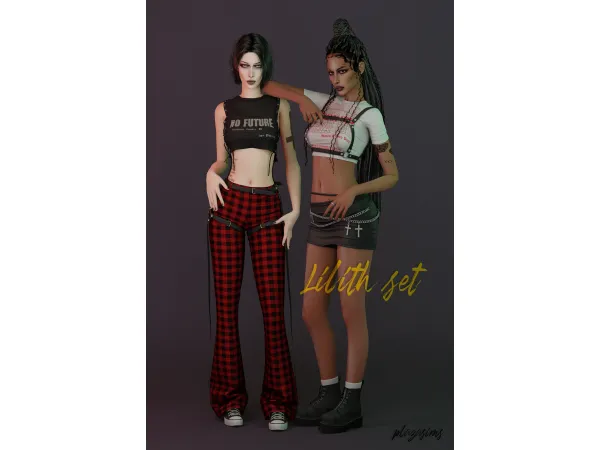 Alpha Lilith set by plazasims - The Sims 4 custom content