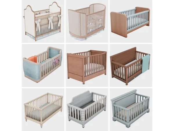 Maxis Match blue cribs sims 4 finds by boujeesimss - The Sims 4 Custom Content