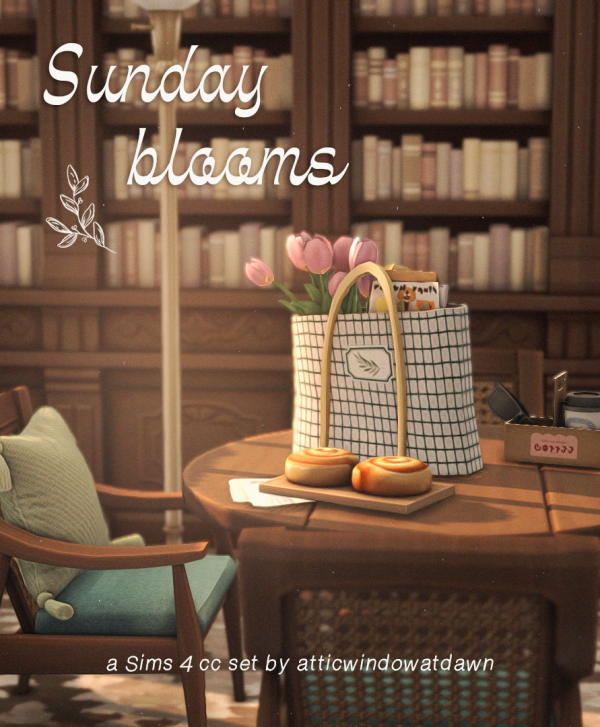 Maxis Match Sunday Blooms by simsfinds - The Sims 4 Custom Content