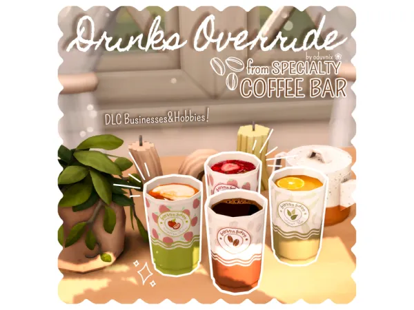 DRINKS OVERRIDE from SPECIALTY COFFEE BAR by oduvnix