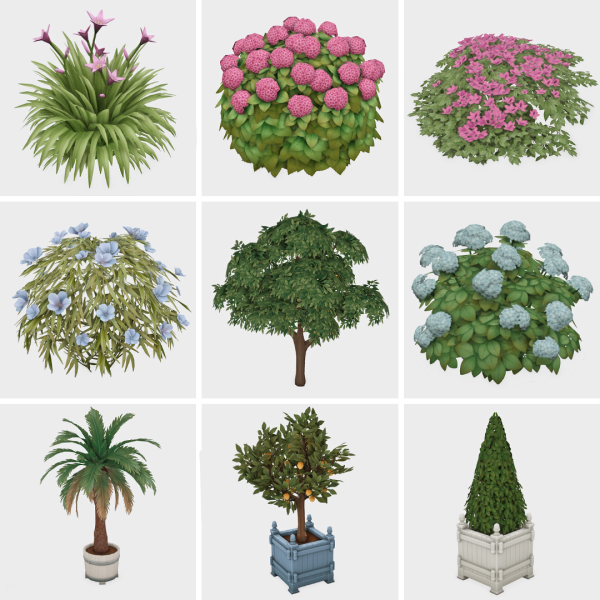 Maxis Match my favorite plants bushes sims 4 finds by simsfinds - The Sims 4 Custom Content