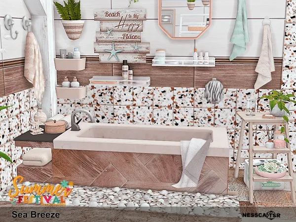Alpha Sea Breeze by nesscasims - The Sims 4 Custom Content