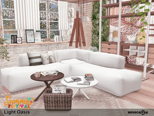 Alpha Light Oasis by nesscasims - The Sims 4 Custom Content