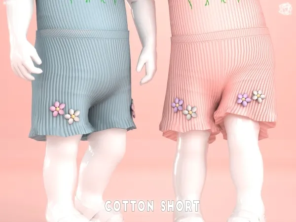 Alpha Cotton Short Infant Brsims - The Sims 4 Custom Content