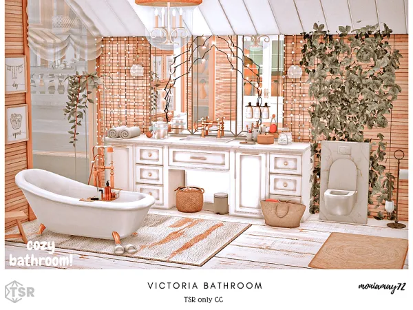 Alpha Victoria Bathroom - The Sims 4 Custom Content