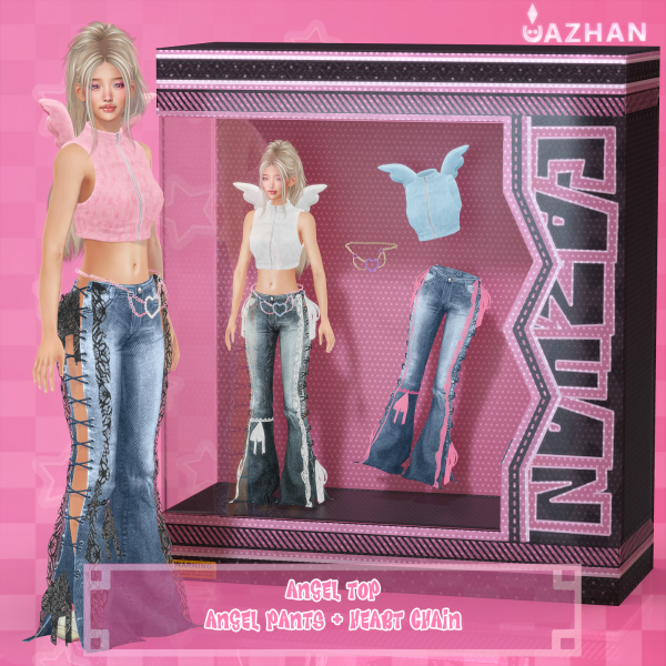 Alpha [ANGEL] by simsfinds - The Sims 4 Custom Content