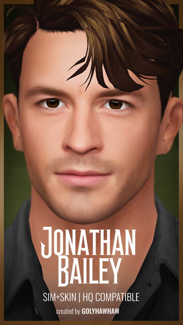 Maxis Match Jonathan Bailey Sim by simsfinds - The Sims 4 Custom Content