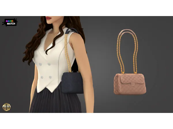 Maxis Match Eleanor Bag by modcollective - The Sims 4 Custom Content