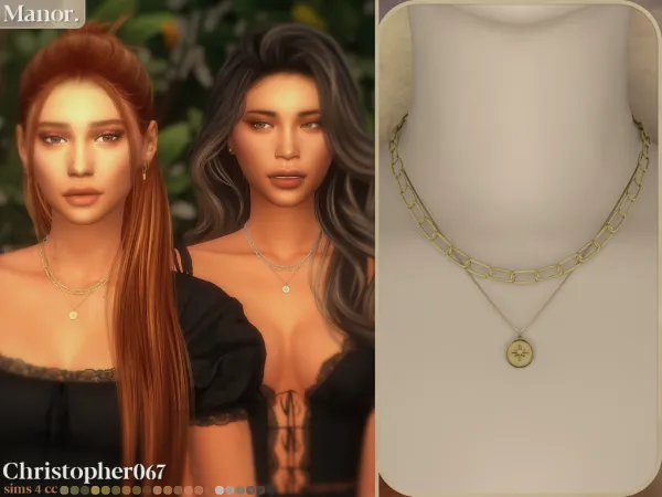 Mix Manor Necklace Christopher067 by christopher067 - The Sims 4 Custom Content