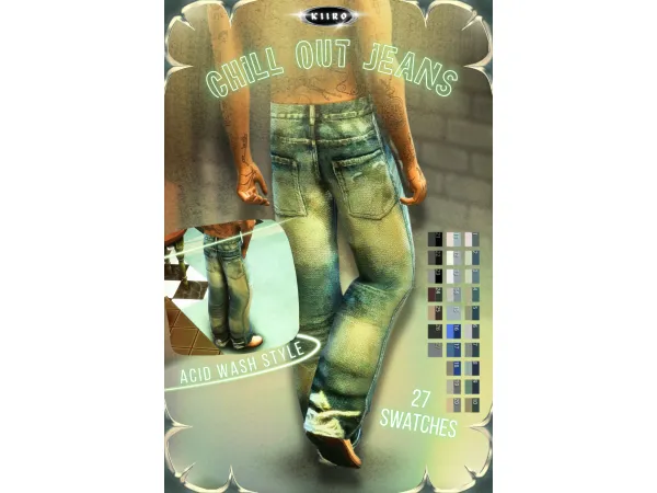 Alpha CHILL OUT u2014Baggy jeans by kiirosim - The Sims 4 Custom Content