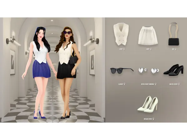 Maxis Match LOTD Eleanor Set ModCo Studios by modcollective - The Sims 4 Custom Content