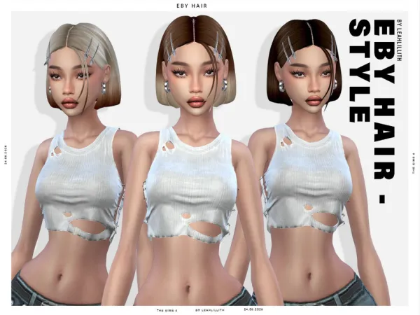 Maxis Match Eby Hairstyle by thesimsresource - The Sims 4 Custom Content