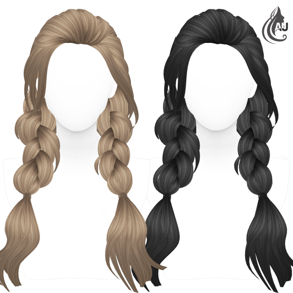 Maxis Match Marisa hairstyle ver 2 by aurum - The Sims 4 Custom Content