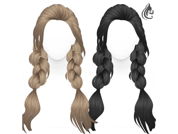 Maxis Match Marisa hairstyle ver 2 - The Sims 4 Custom Content