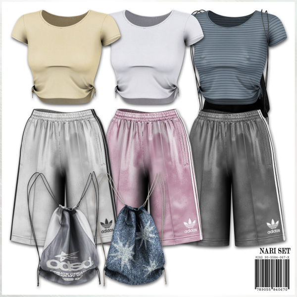 Alpha NARI Set by simsfinds - The Sims 4 Custom Content