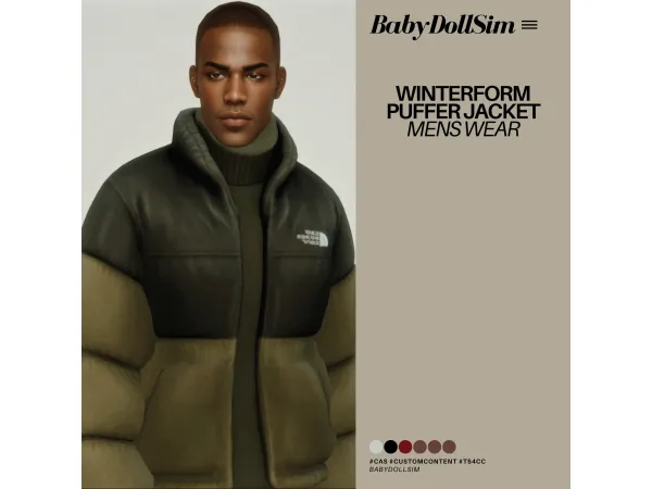 #MENSWEAR WINTERFORM PUFFER JACKET by XXXBABYDOLL