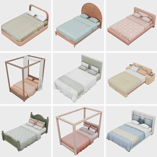 Maxis Match my favorite bed's part 2 sims 4 finds by simsfinds - The Sims 4 Custom Content